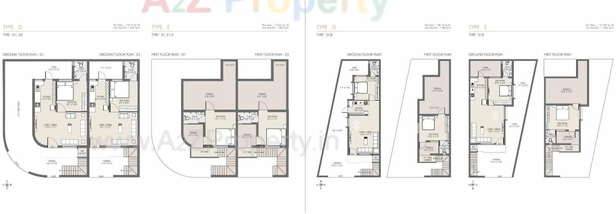 Layout of real estate project Shyam Vatika Residency () located at Kalavad, Jamnagar, Gujarat
