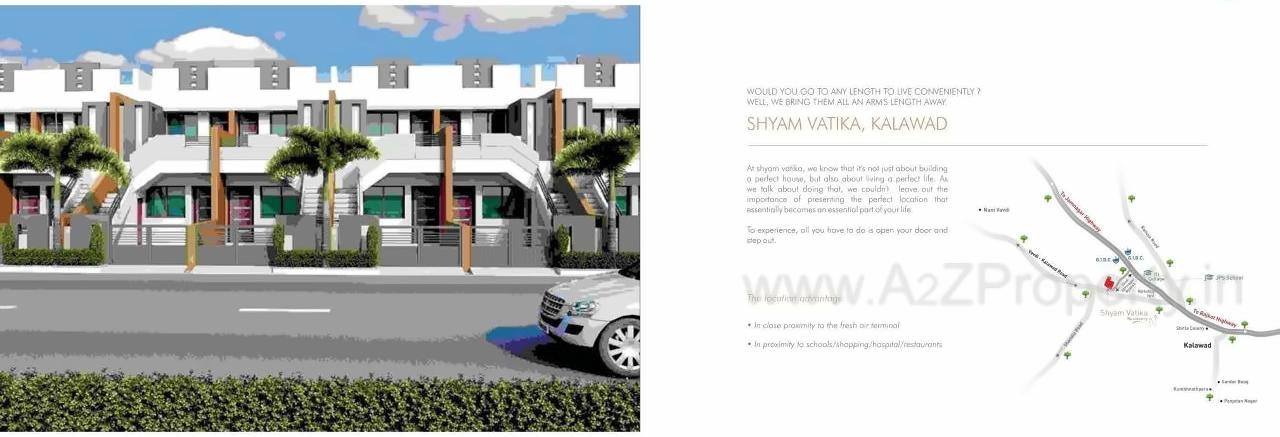  of real estate project Shyam Vatika Residency () located at Kalavad, Jamnagar, Gujarat