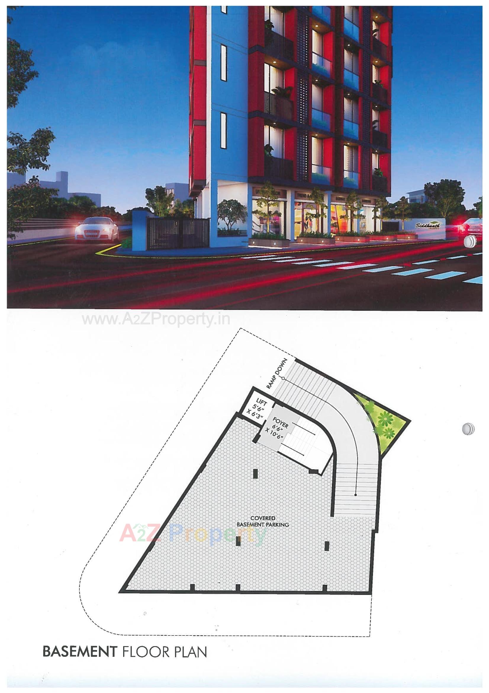 Layout of real estate project Siddhnath Elegance located at Jamnagar, Jamnagar, Gujarat