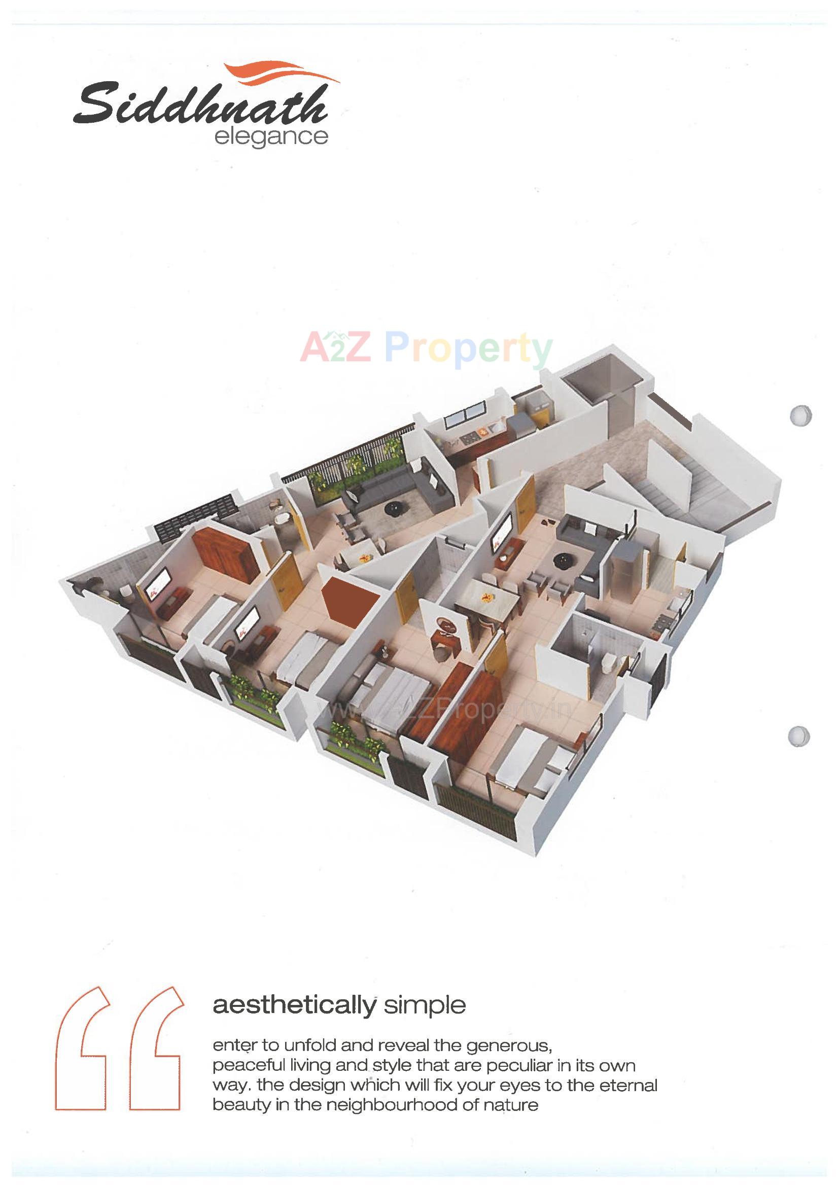 Layout of real estate project Siddhnath Elegance located at Jamnagar, Jamnagar, Gujarat