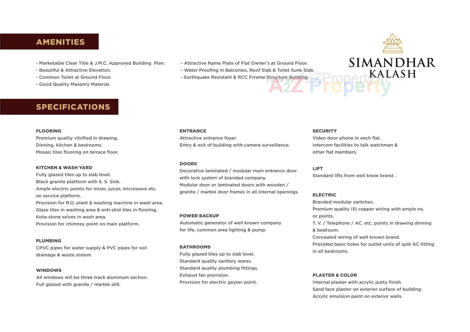  of real estate project Simandhar Kalash located at Jamnagar, Jamnagar, Gujarat