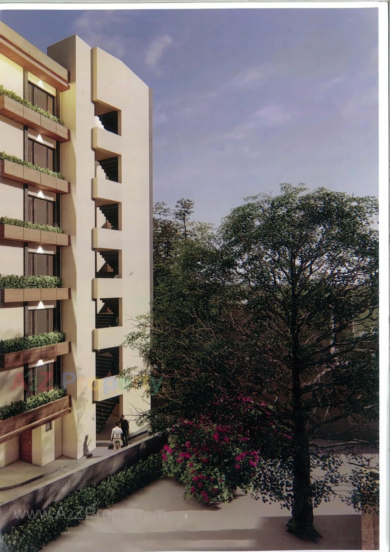 3D Elevation of real estate project Simandhars located at Jada, Jamnagar, Gujarat