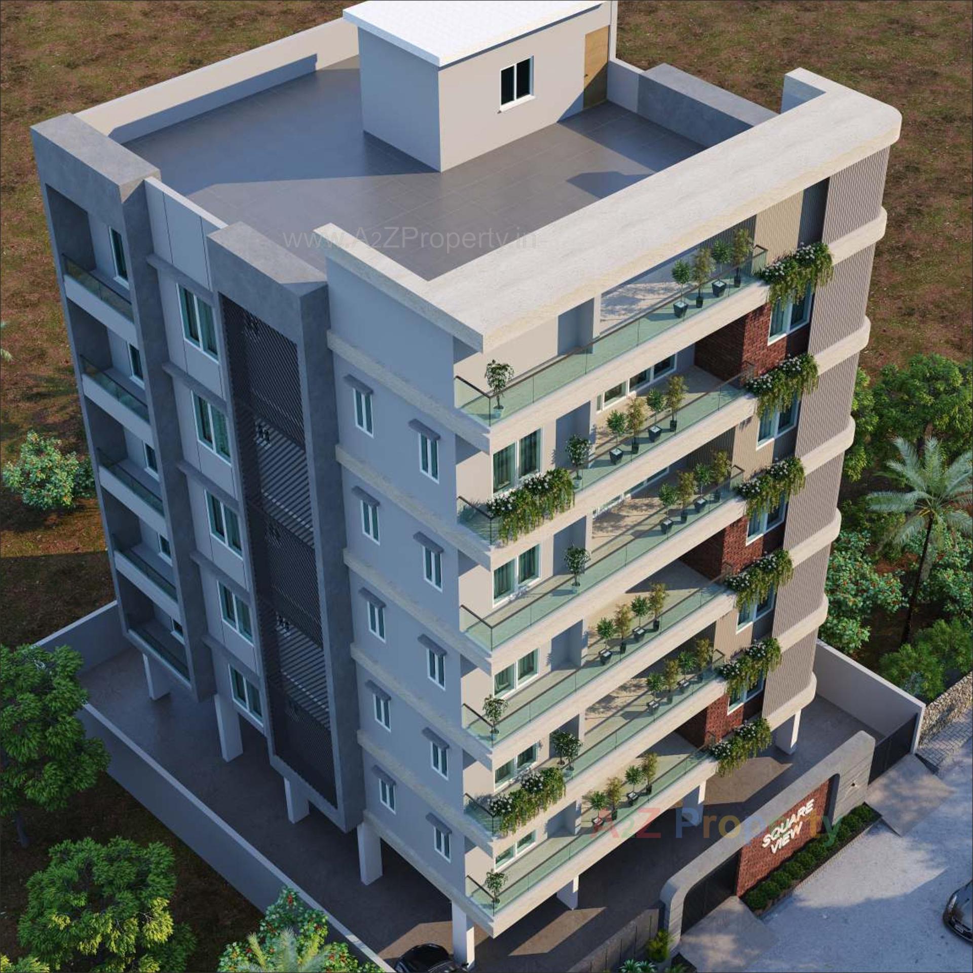 3D Elevation of real estate project Square View located at Jamnagar, Jamnagar, Gujarat