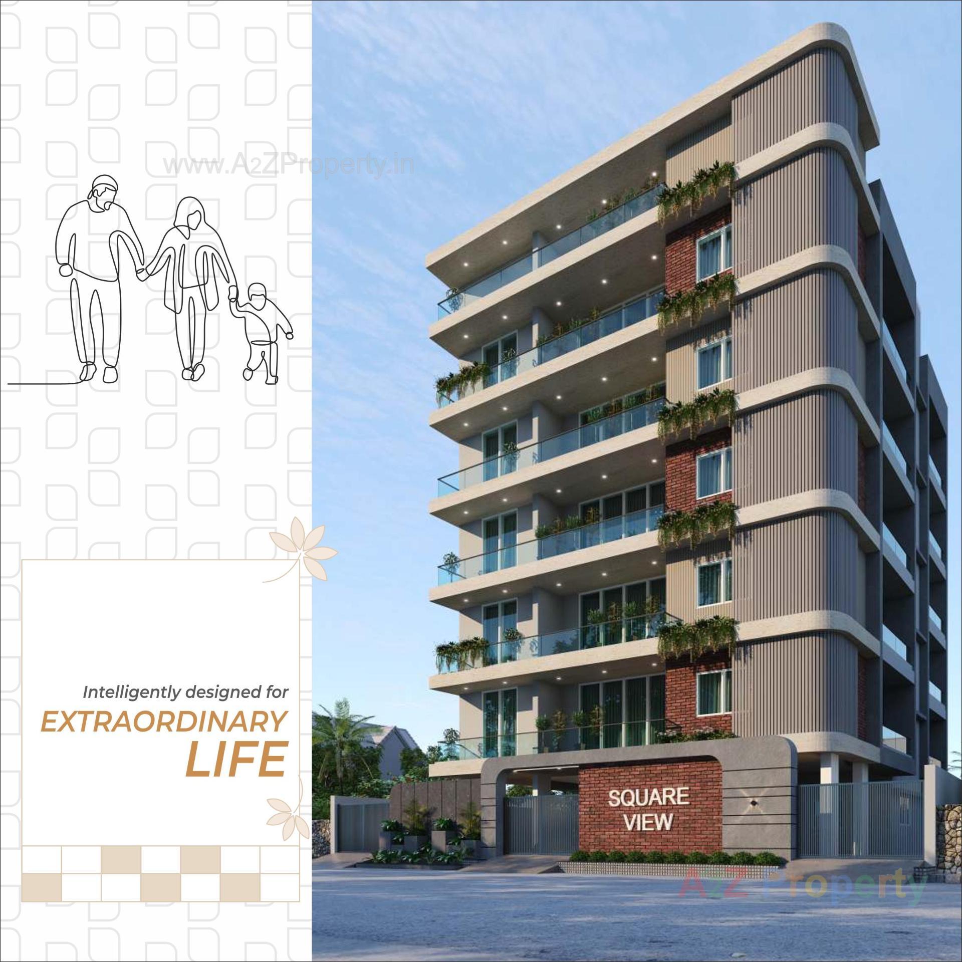 Layout of real estate project Square View located at Jamnagar, Jamnagar, Gujarat