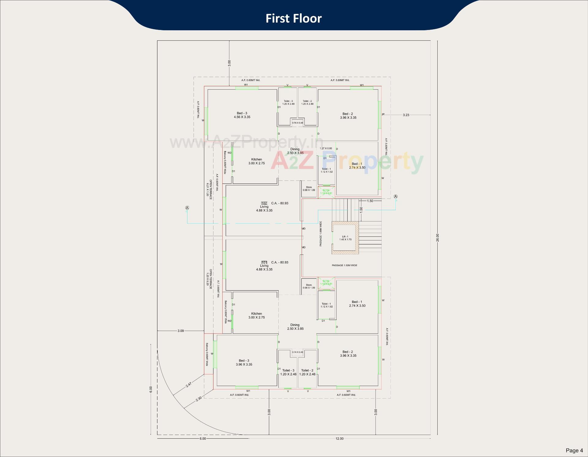 Layout of real estate project Stavan located at Jamnagar, Jamnagar, Gujarat
