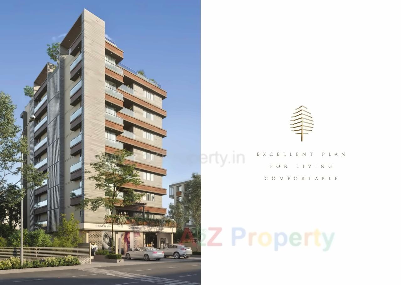 3D Elevation of real estate project The Park located at Dist, Jamnagar, Gujarat