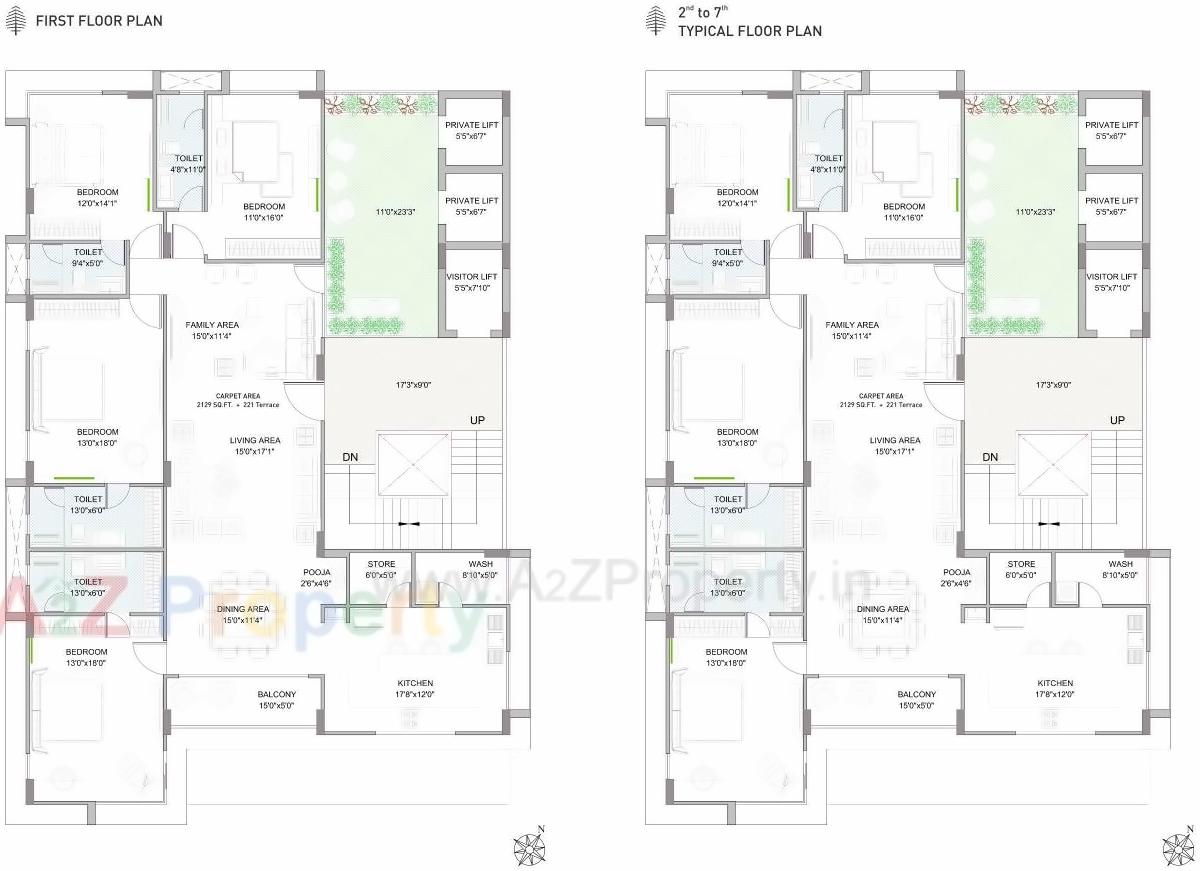 Layout of real estate project The Park located at Dist, Jamnagar, Gujarat