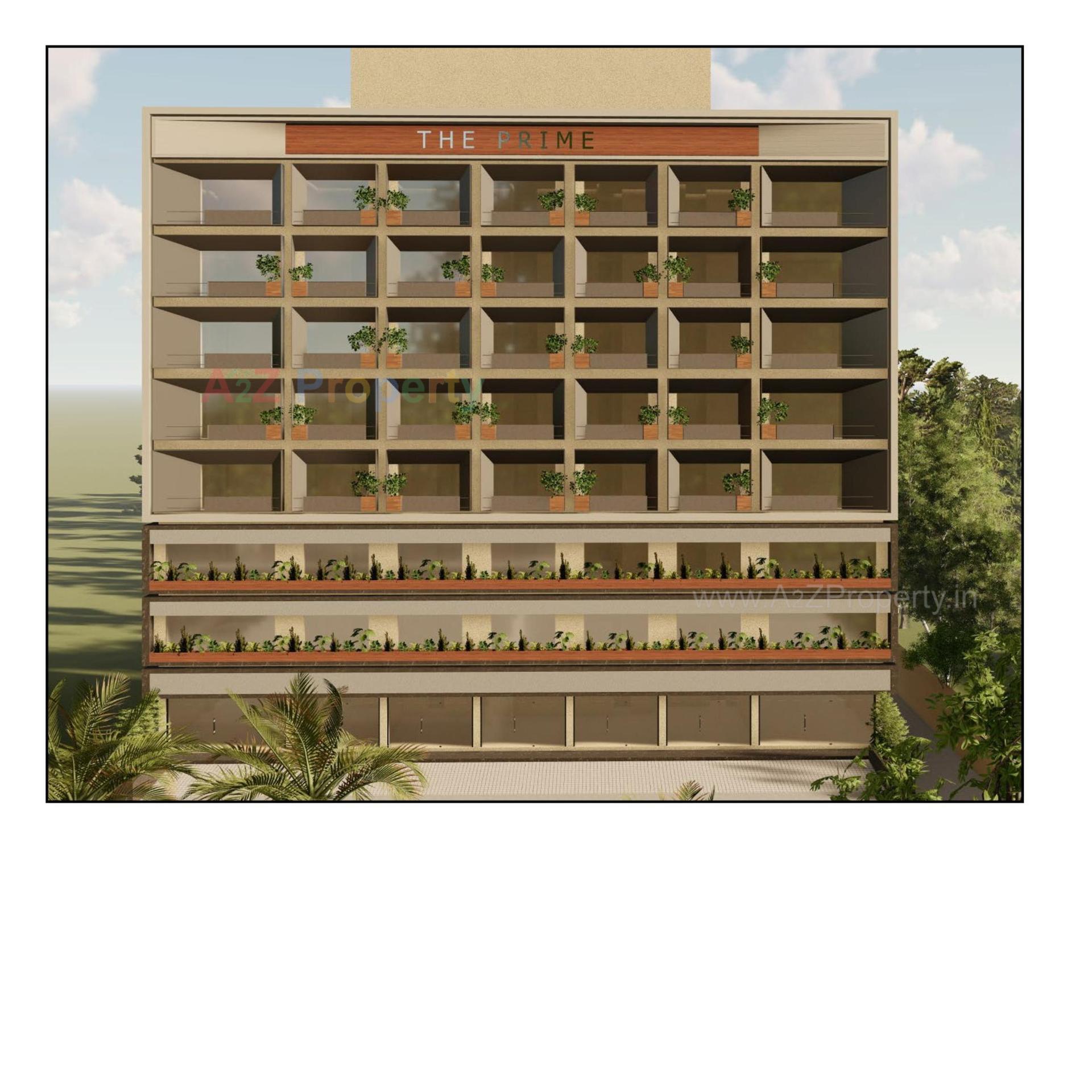 3D Elevation of real estate project The Prime located at Jamnagar, Jamnagar, Gujarat