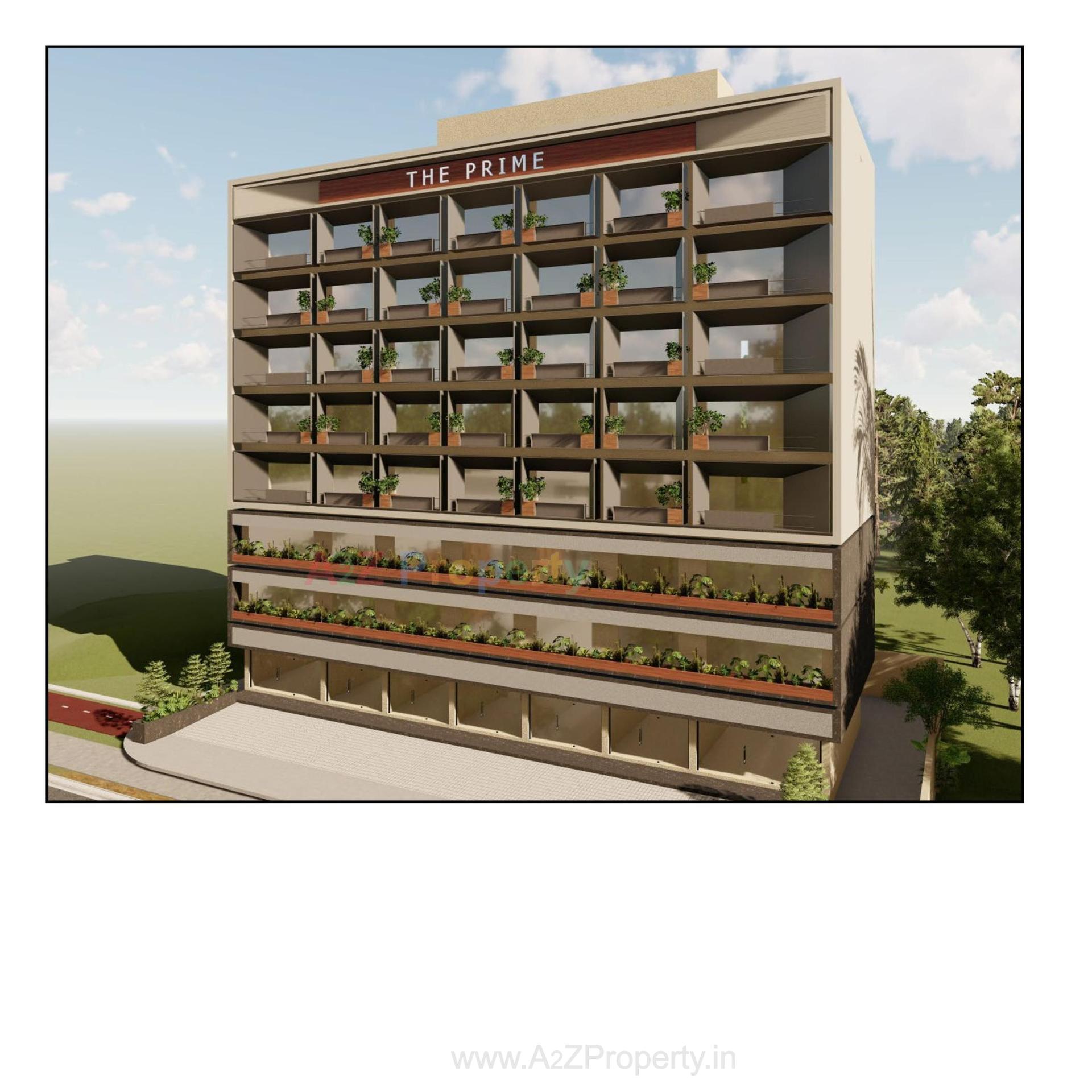 3D Elevation of real estate project The Prime located at Jamnagar, Jamnagar, Gujarat