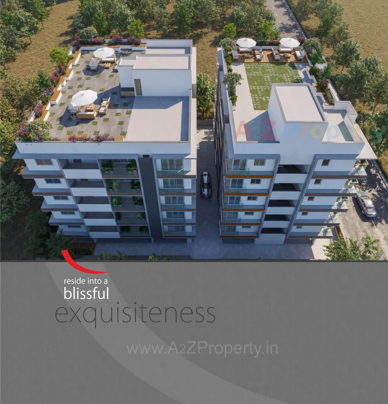 3D Elevation of real estate project Utsav Aashaya located at Jamnagar, Jamnagar, Gujarat