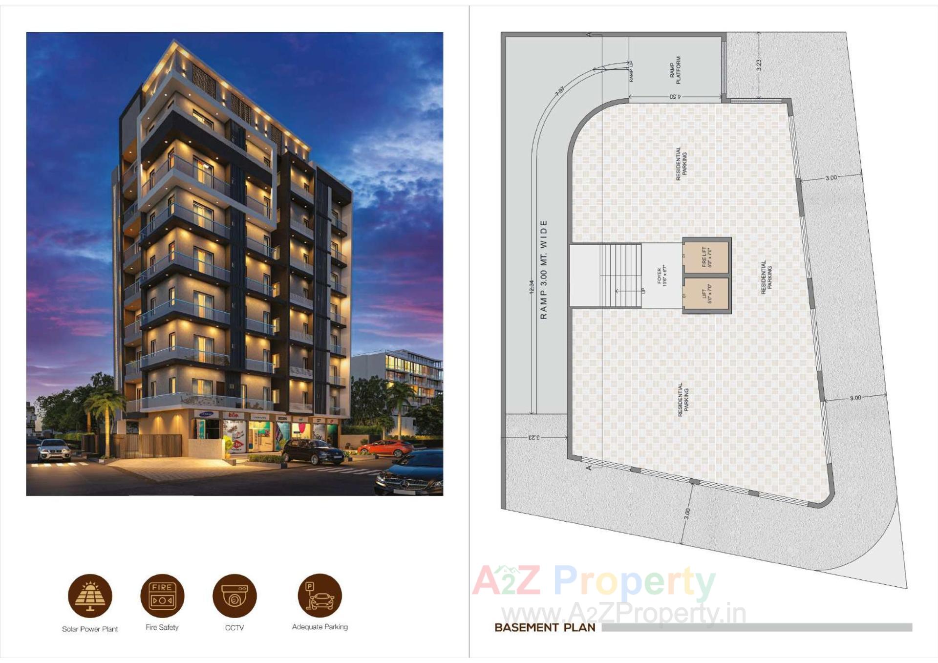 Layout of real estate project Vivanta located at Mehulnagar, Jamnagar, Gujarat