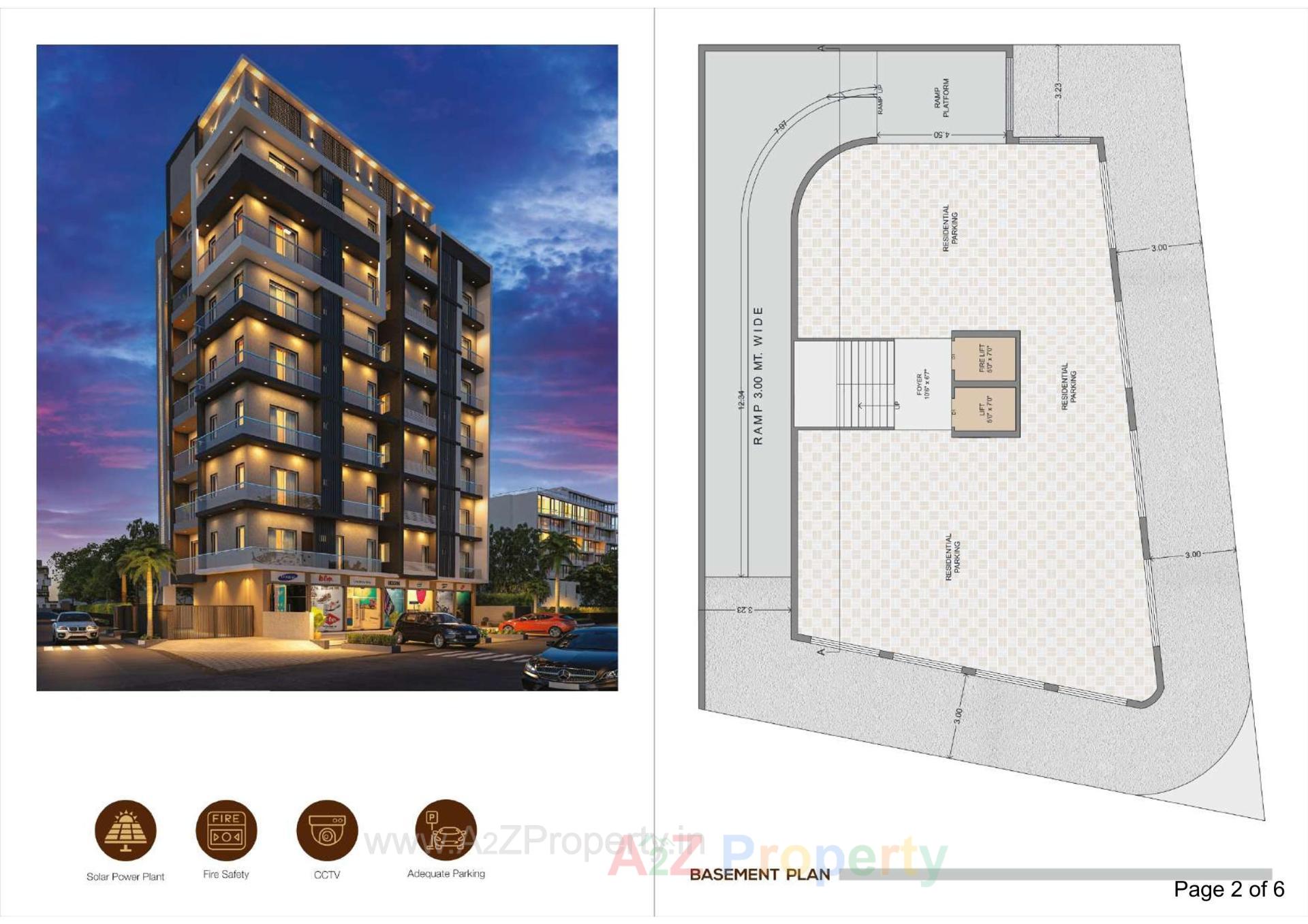 Layout of real estate project Vivanta located at Mehulnagar, Jamnagar, Gujarat