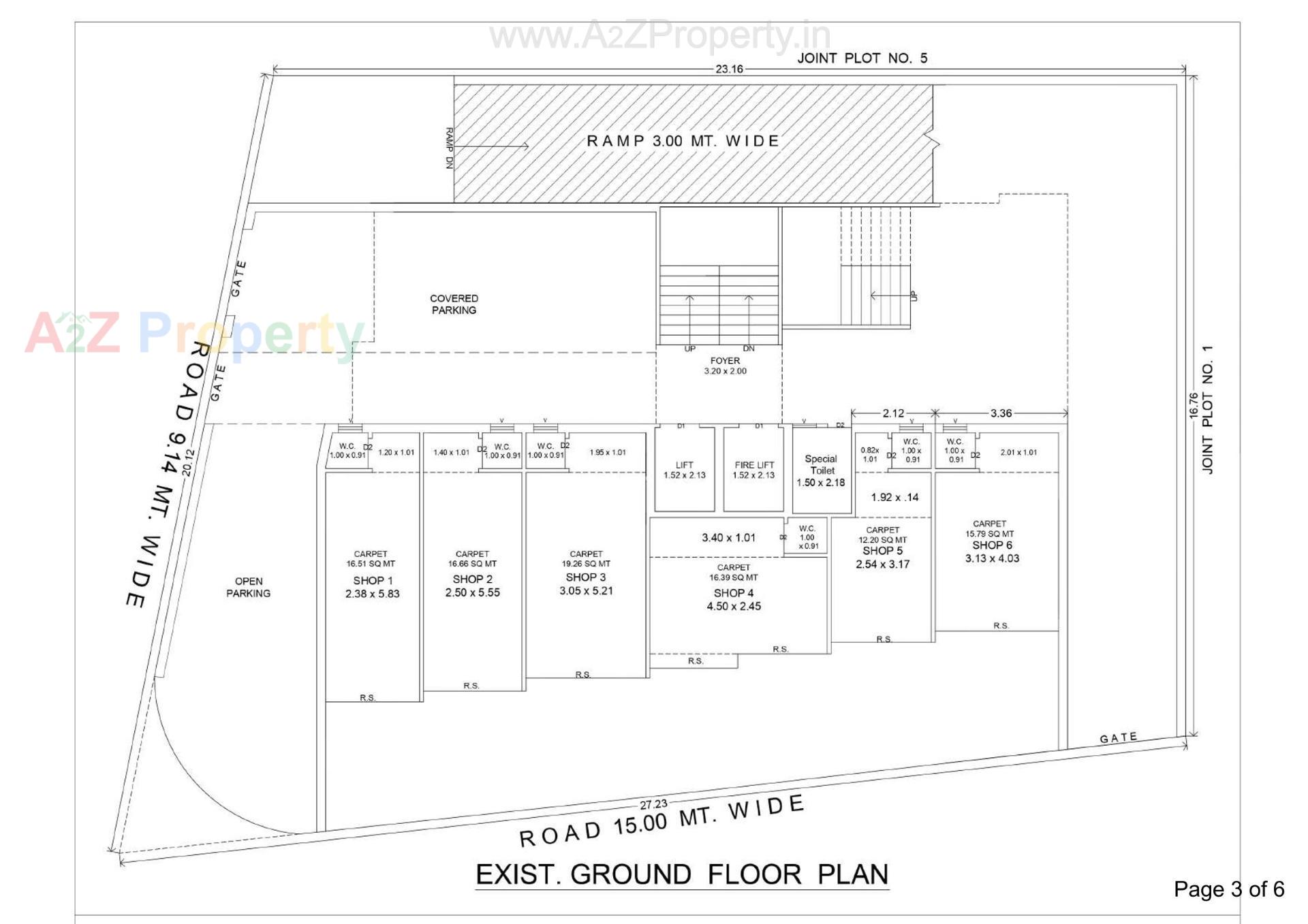 Layout of real estate project Vivanta located at Mehulnagar, Jamnagar, Gujarat