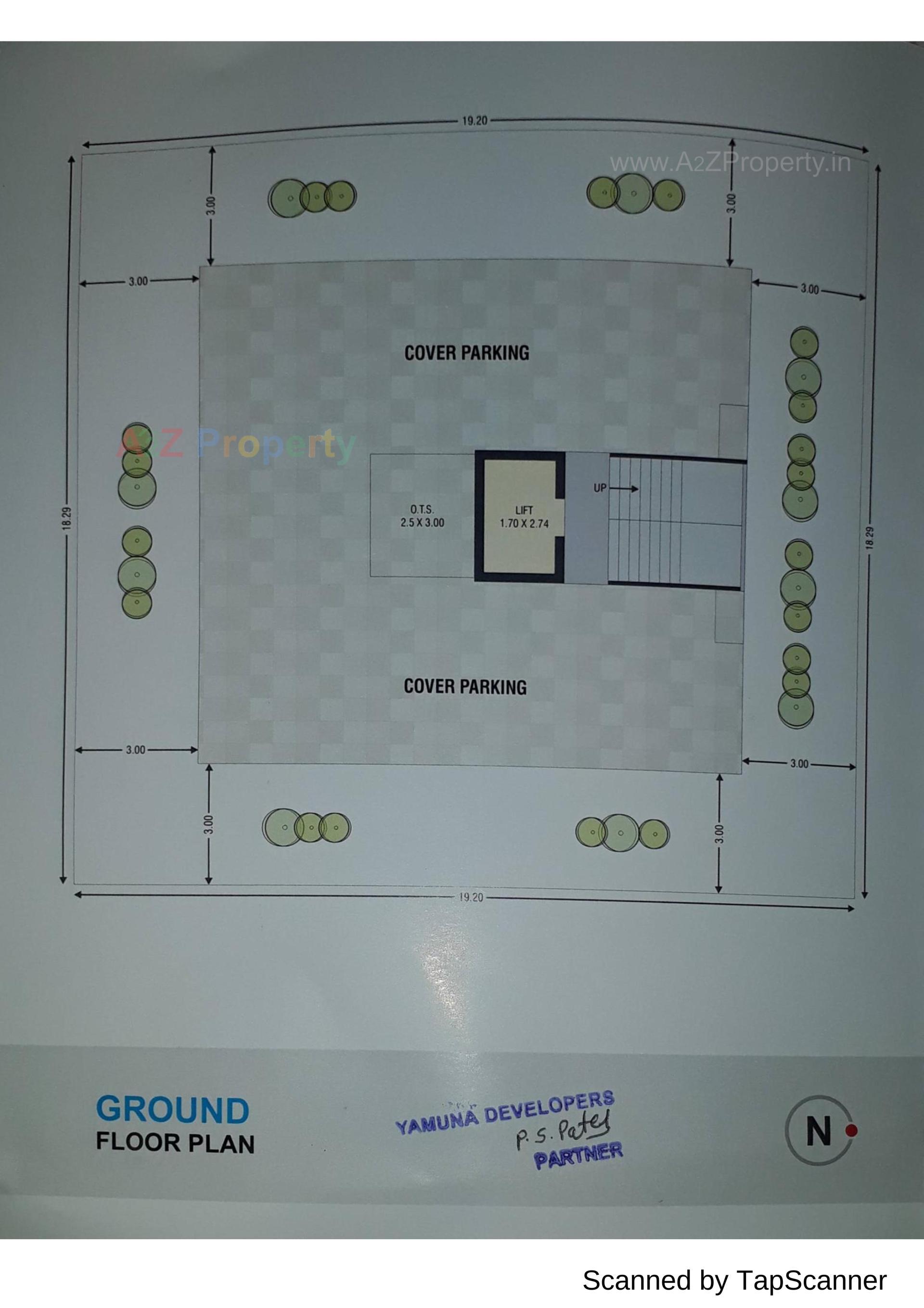 Layout of real estate project 7 Hills located at Junagadh, Junagadh, Gujarat