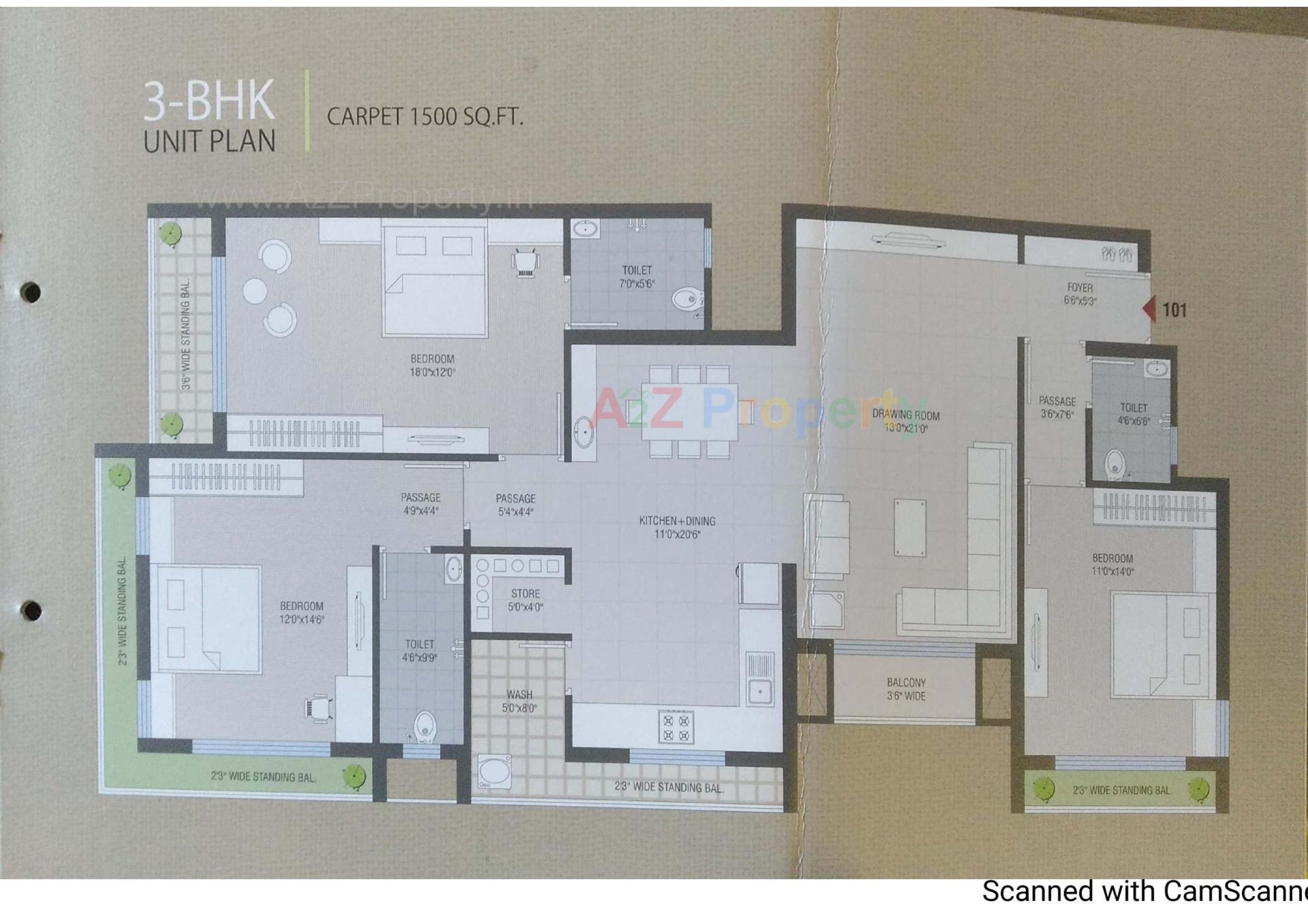 Layout of real estate project 7th Aura located at Junagadh, Junagadh, Gujarat