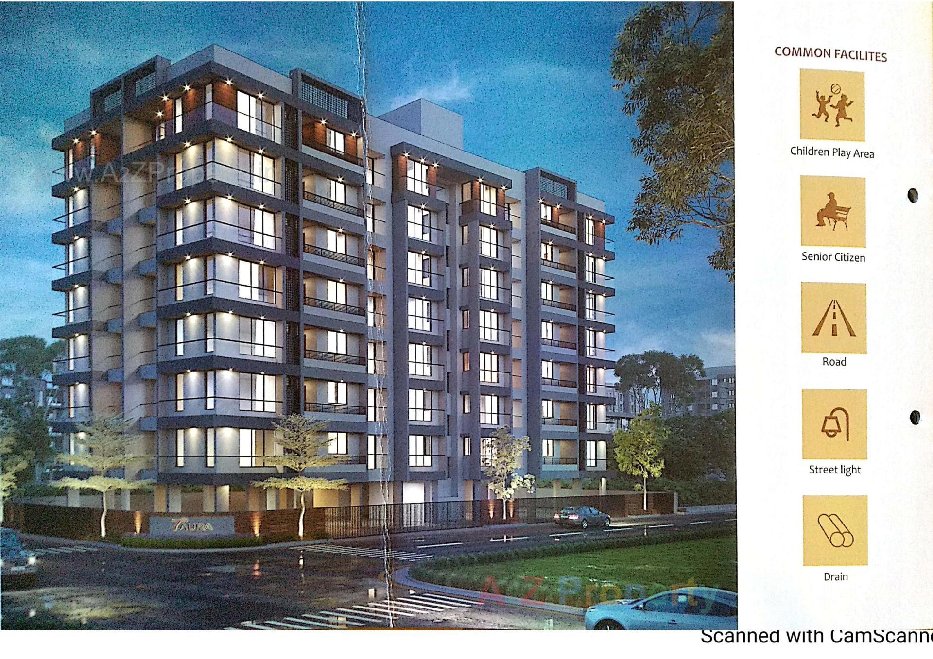 3D Elevation of real estate project 7th Aura located at Junagadh, Junagadh, Gujarat