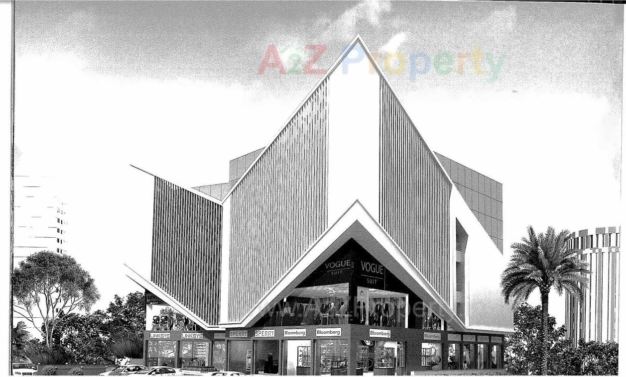 3D Elevation of real estate project 9 Square located at Zanzarda, Junagadh, Gujarat