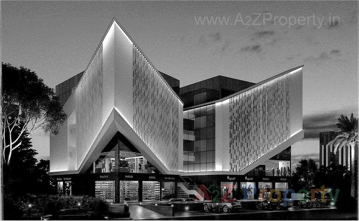 3D Elevation of real estate project 9 Square located at Zanzarda, Junagadh, Gujarat