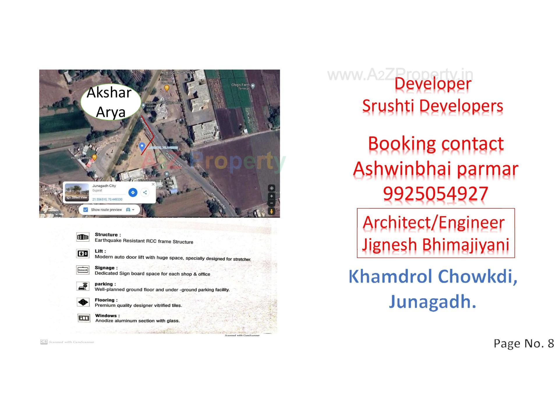  of real estate project Akshar Arya located at Khamdroal, Junagadh, Gujarat