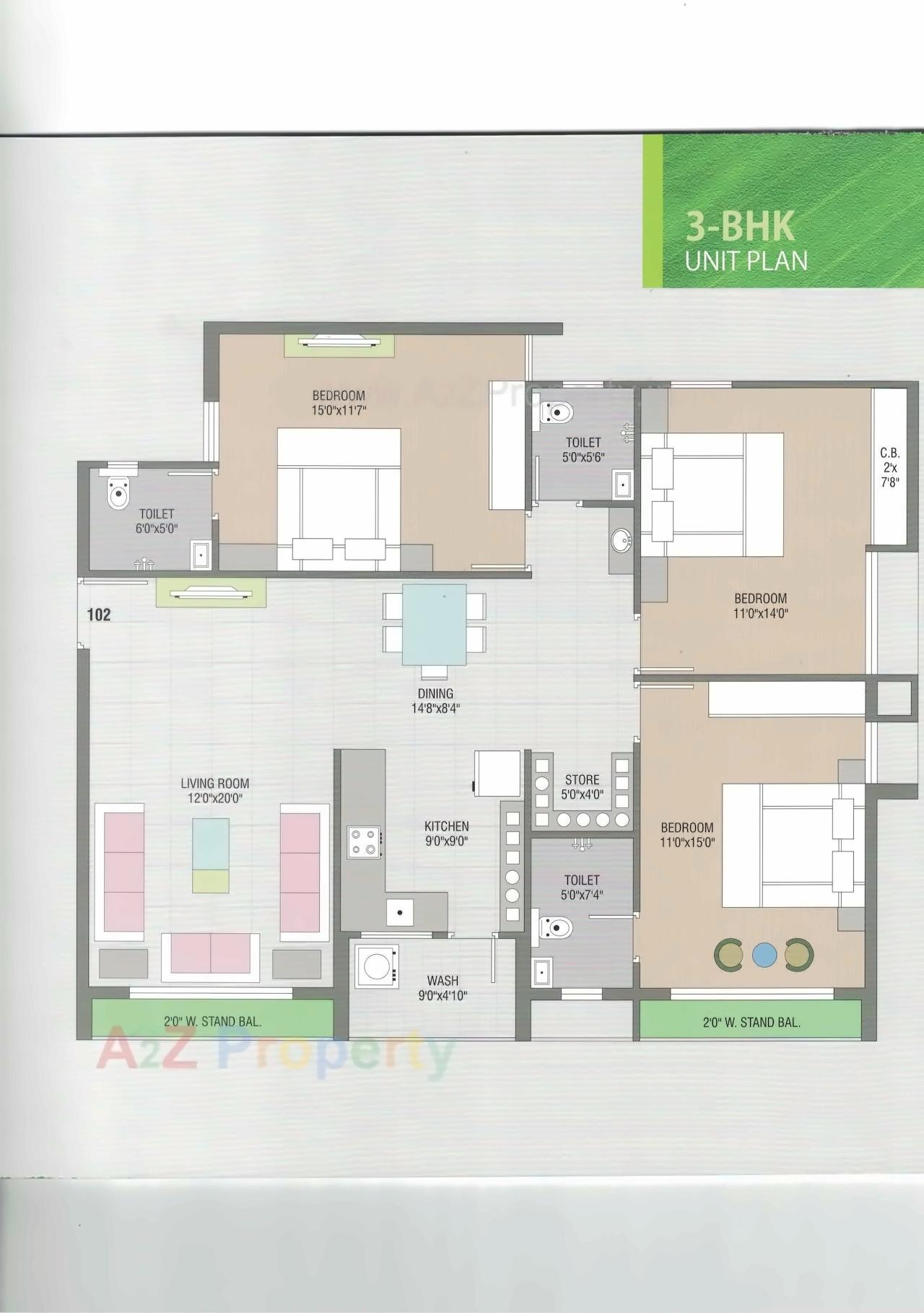 Layout of real estate project Akshar Avenue located at Junagadh, Junagadh, Gujarat