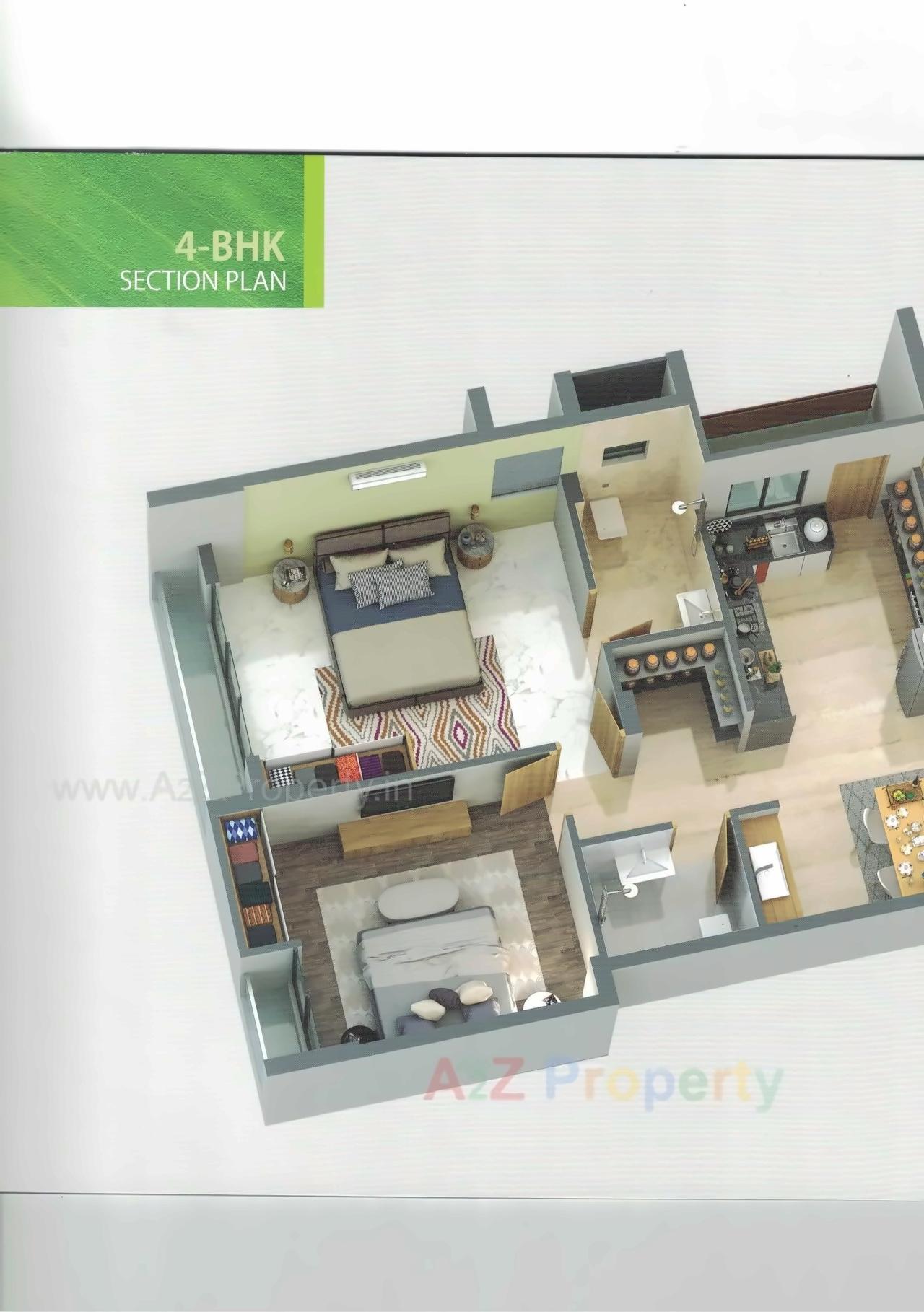 Layout of real estate project Akshar Avenue located at Junagadh, Junagadh, Gujarat