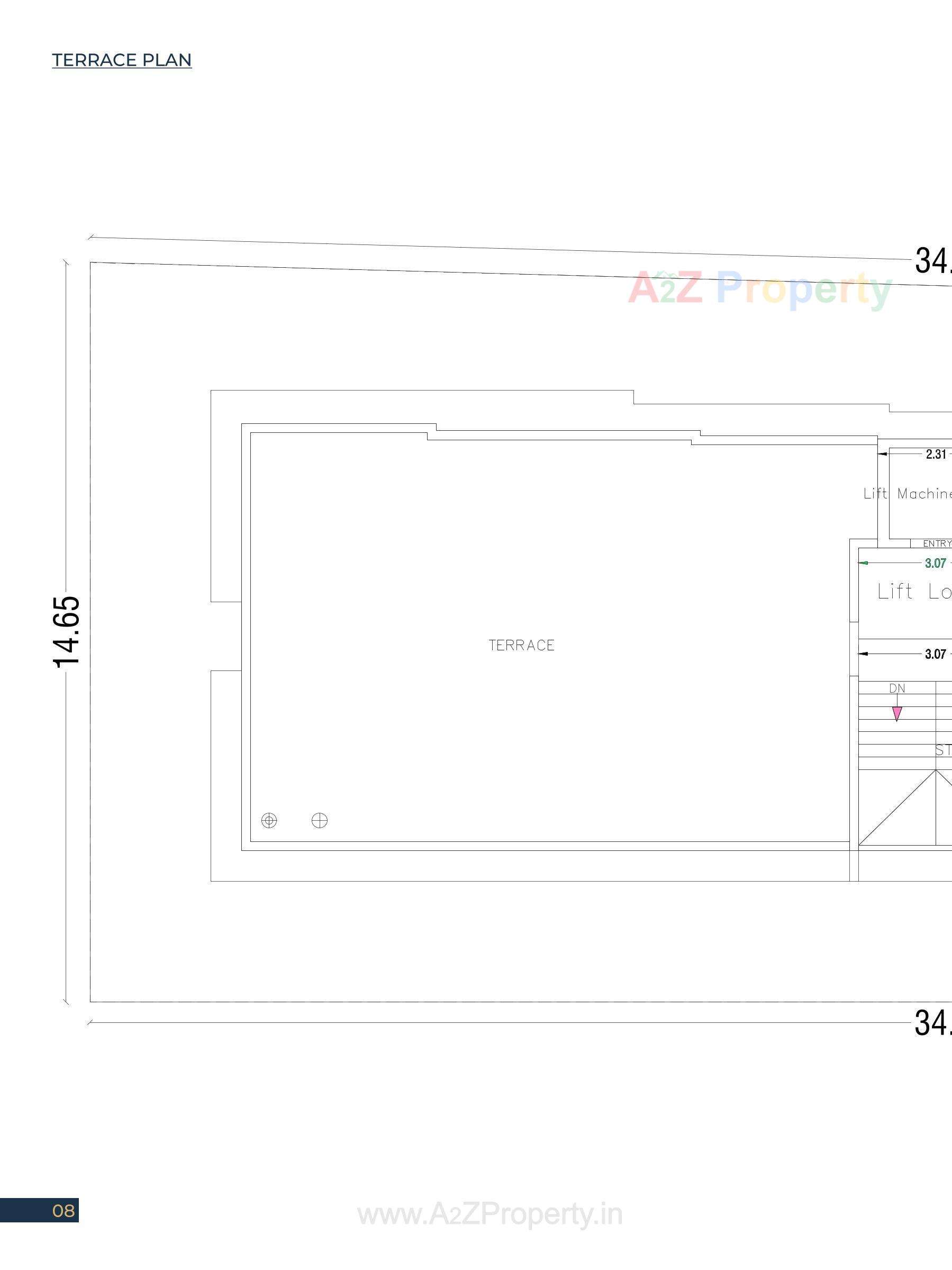 Layout of real estate project Akshar Highland located at Junagadh, Junagadh, Gujarat