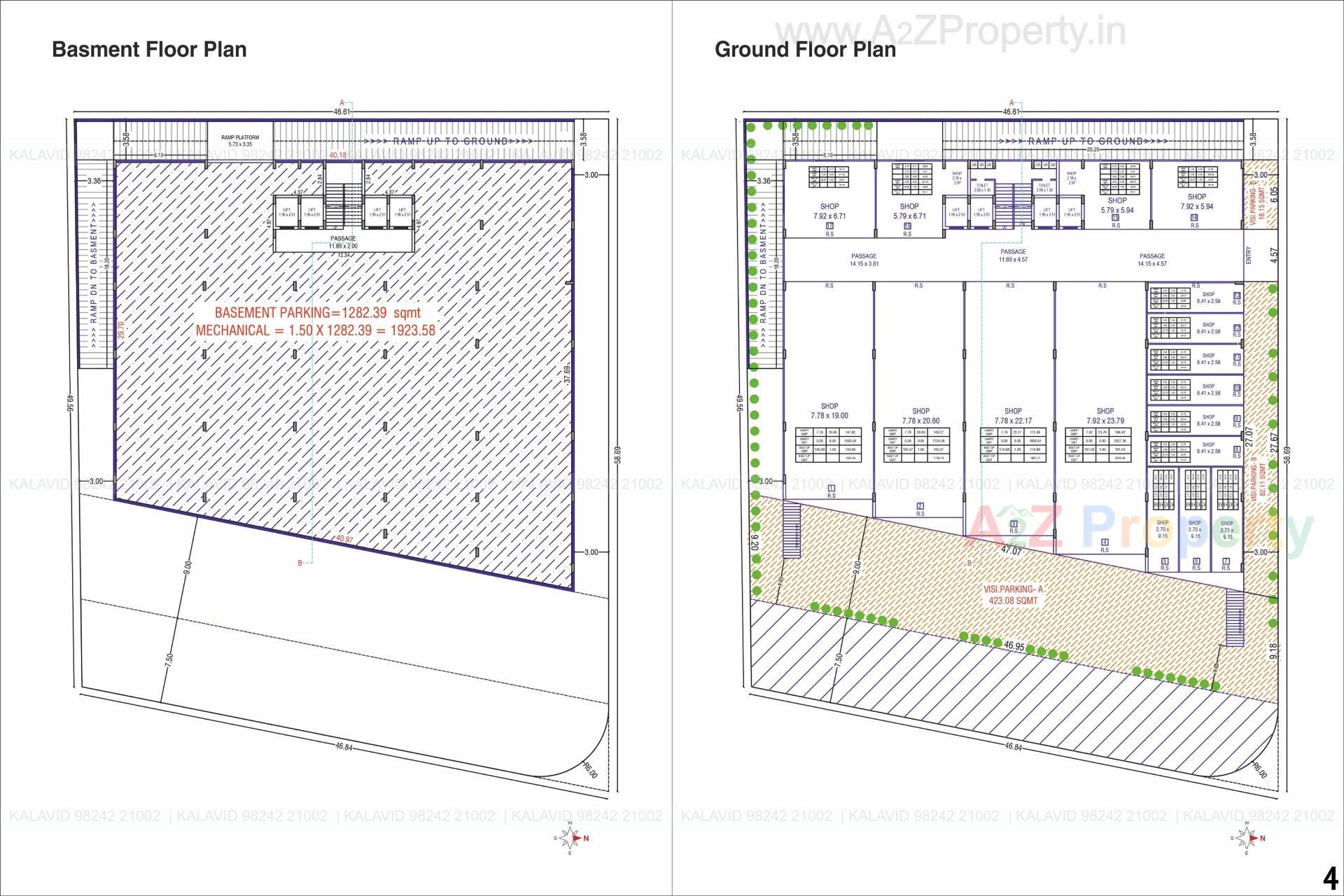 Layout of real estate project Akshar Icoon located at Zanzarada, Junagadh, Gujarat