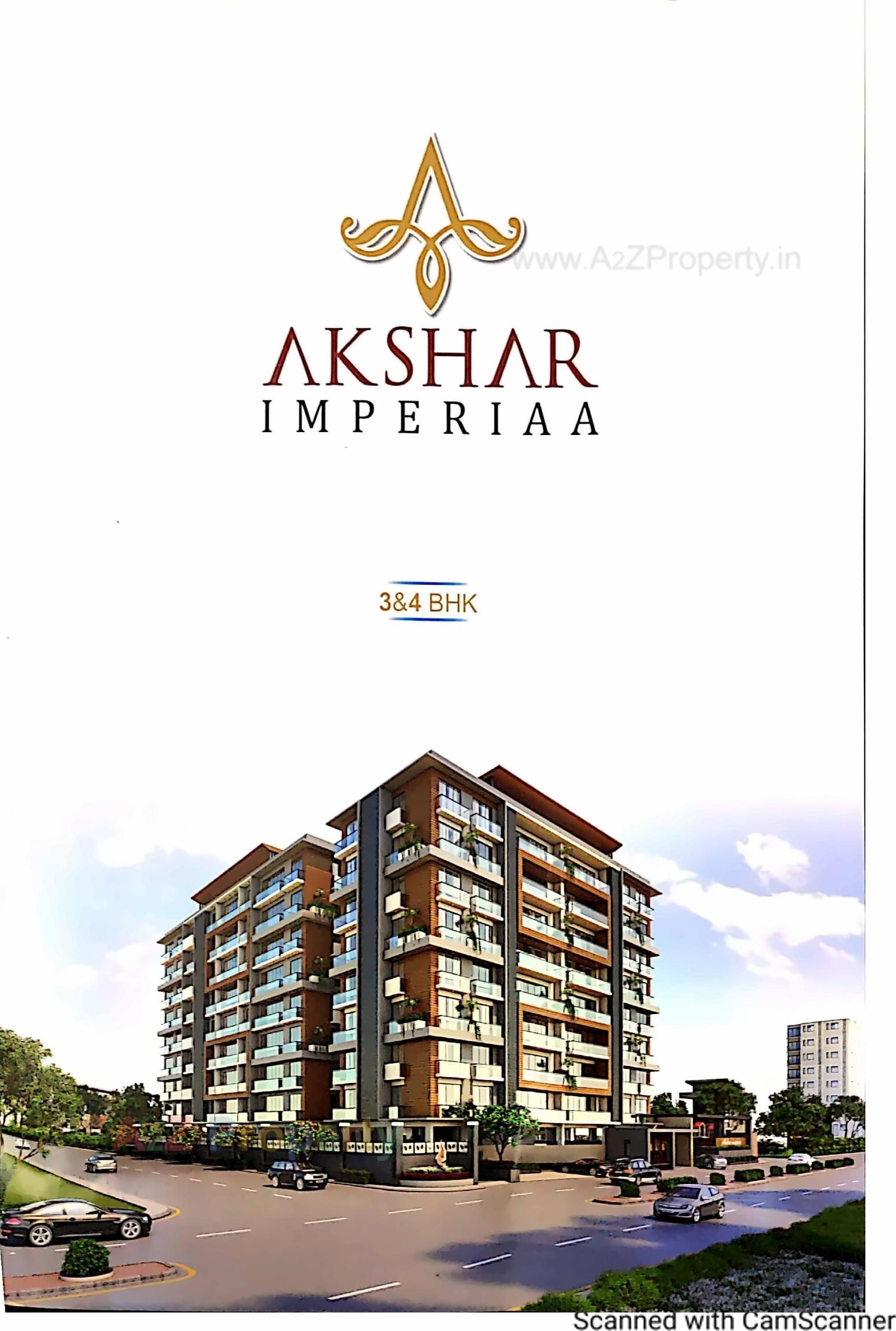 3D Elevation of real estate project Akshar Imperia located at Junagadh, Junagadh, Gujarat
