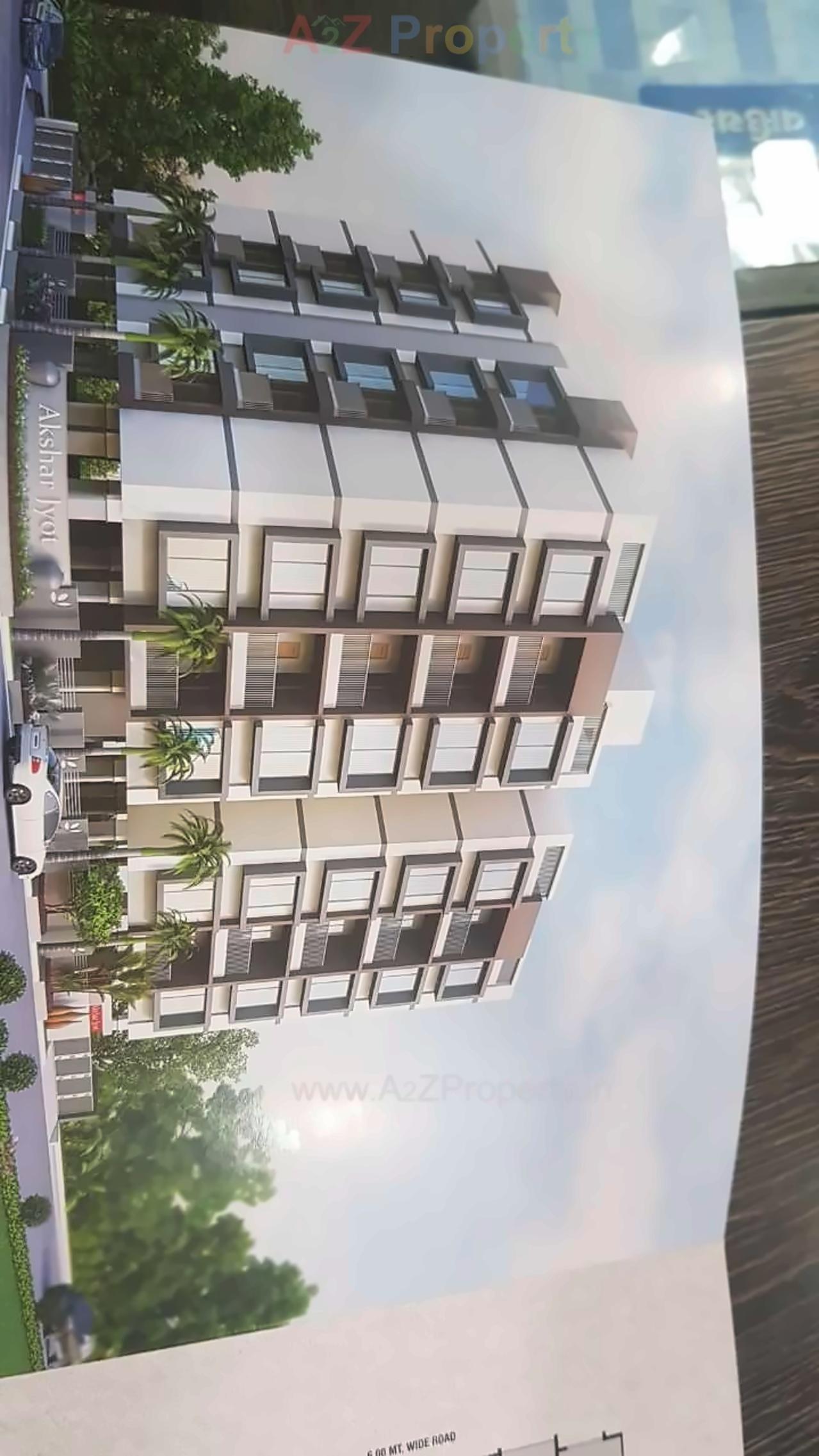 3D Elevation of real estate project Akshar Jyot located at Junagadh, Junagadh, Gujarat