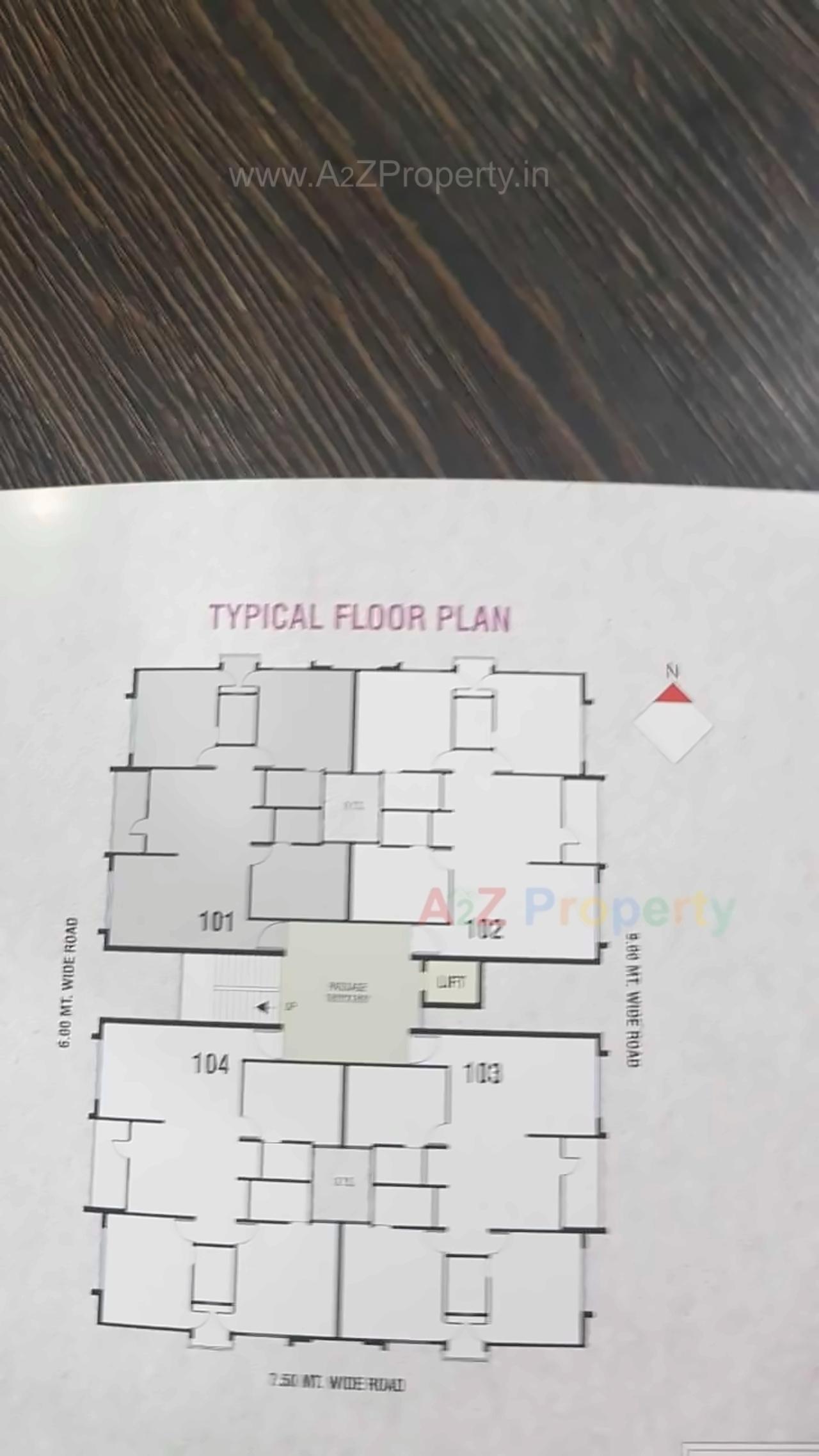 Layout of real estate project Akshar Jyot located at Junagadh, Junagadh, Gujarat