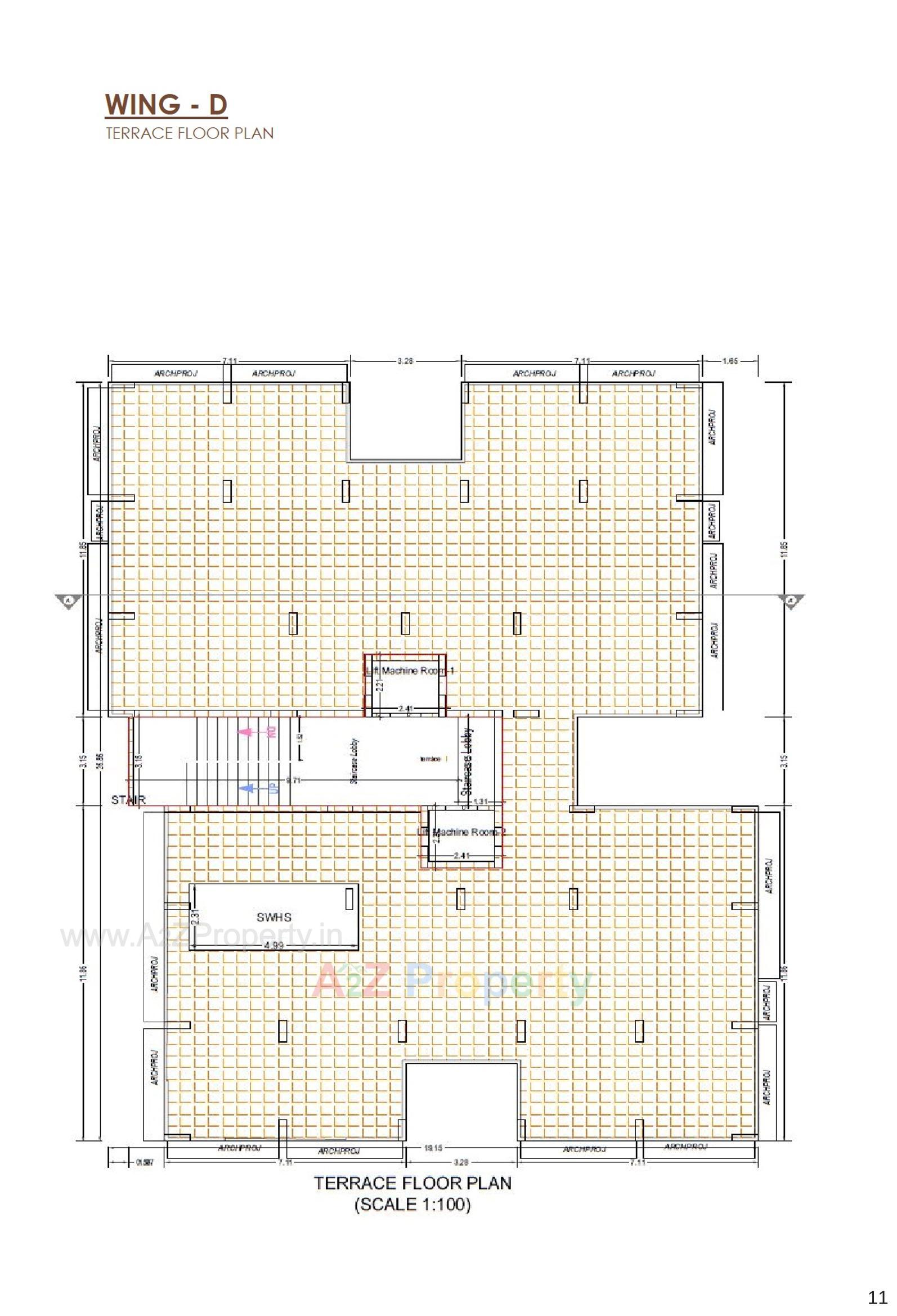 Layout of real estate project Akshar Swarn Villa located at Zanzarda, Junagadh, Gujarat