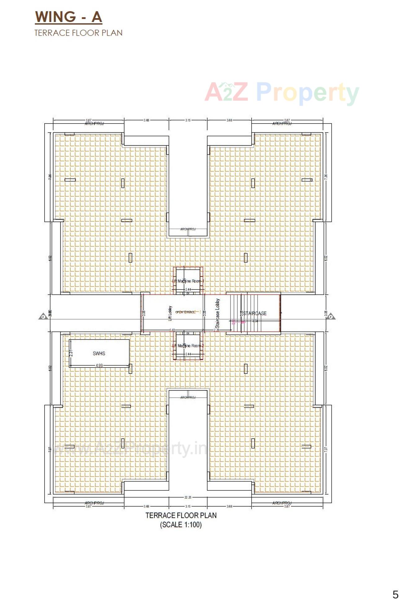 Layout of real estate project Akshar Swarn Villa located at Zanzarda, Junagadh, Gujarat