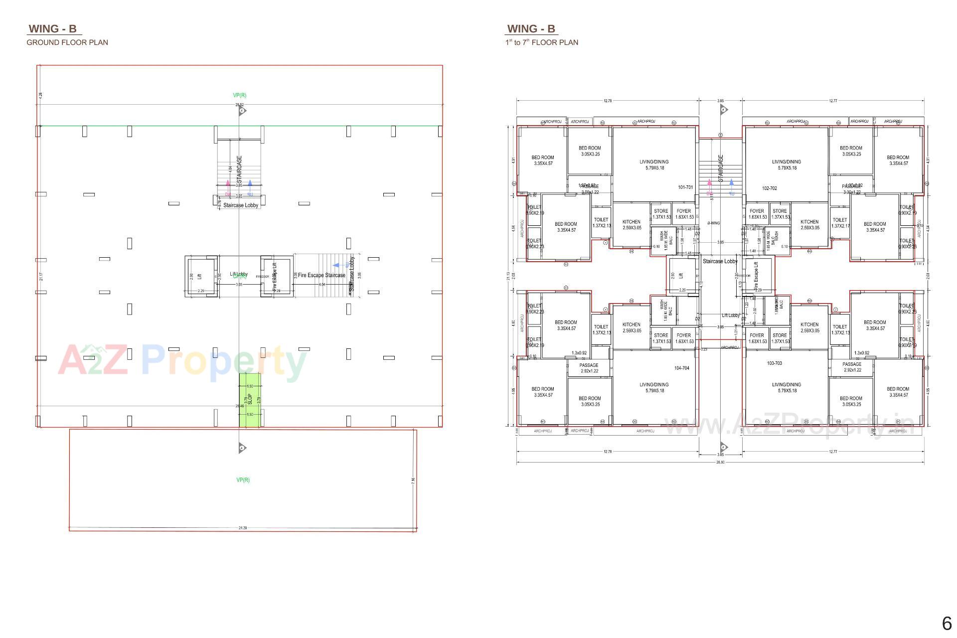 Layout of real estate project Akshar Swarn Villa located at Zanzarda, Junagadh, Gujarat