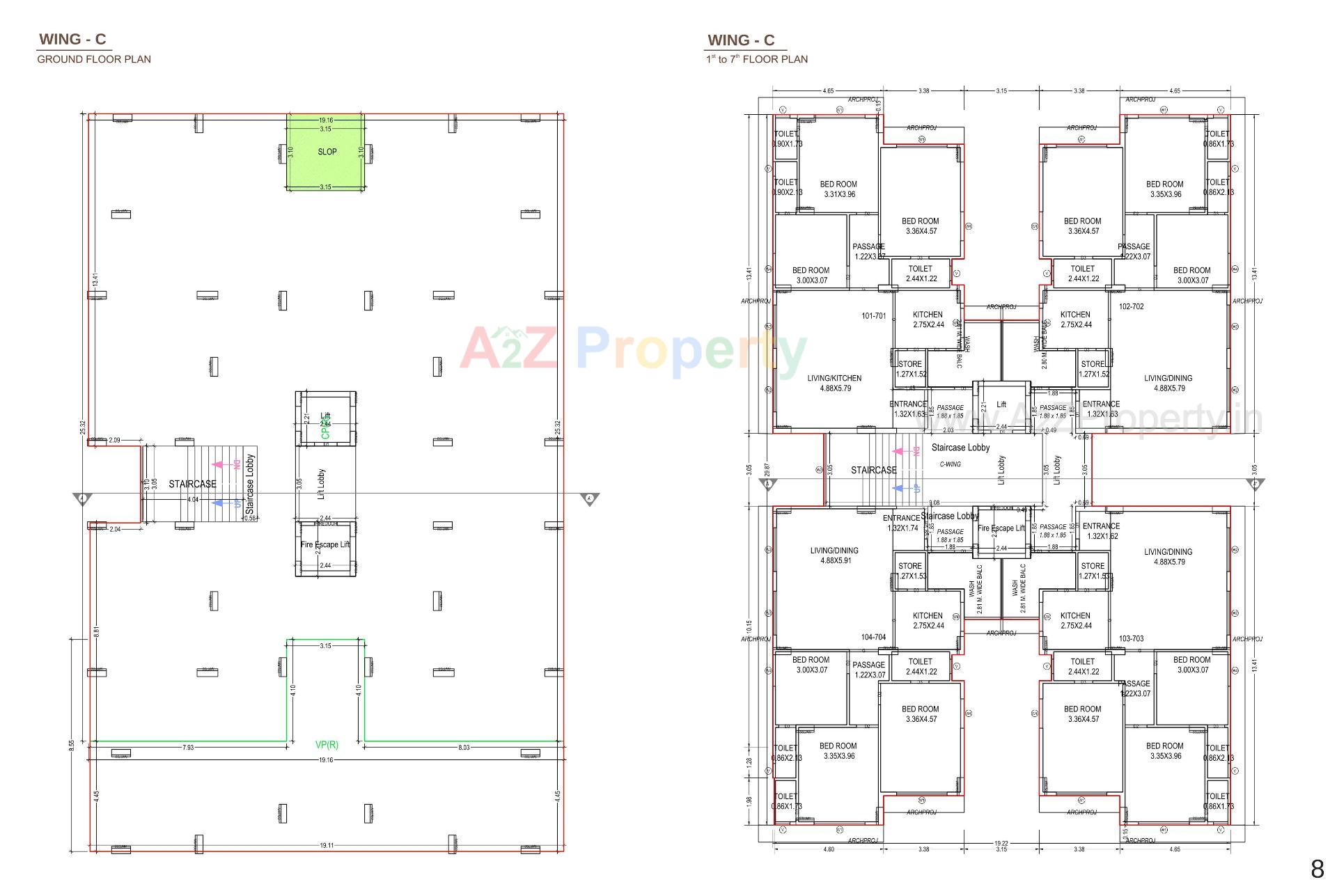 Layout of real estate project Akshar Swarn Villa located at Zanzarda, Junagadh, Gujarat