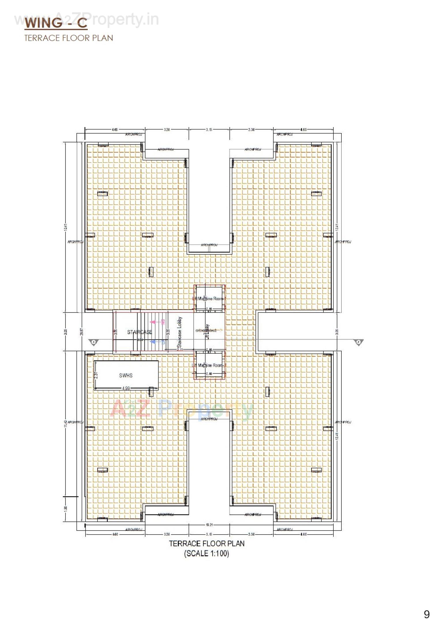 Layout of real estate project Akshar Swarn Villa located at Zanzarda, Junagadh, Gujarat