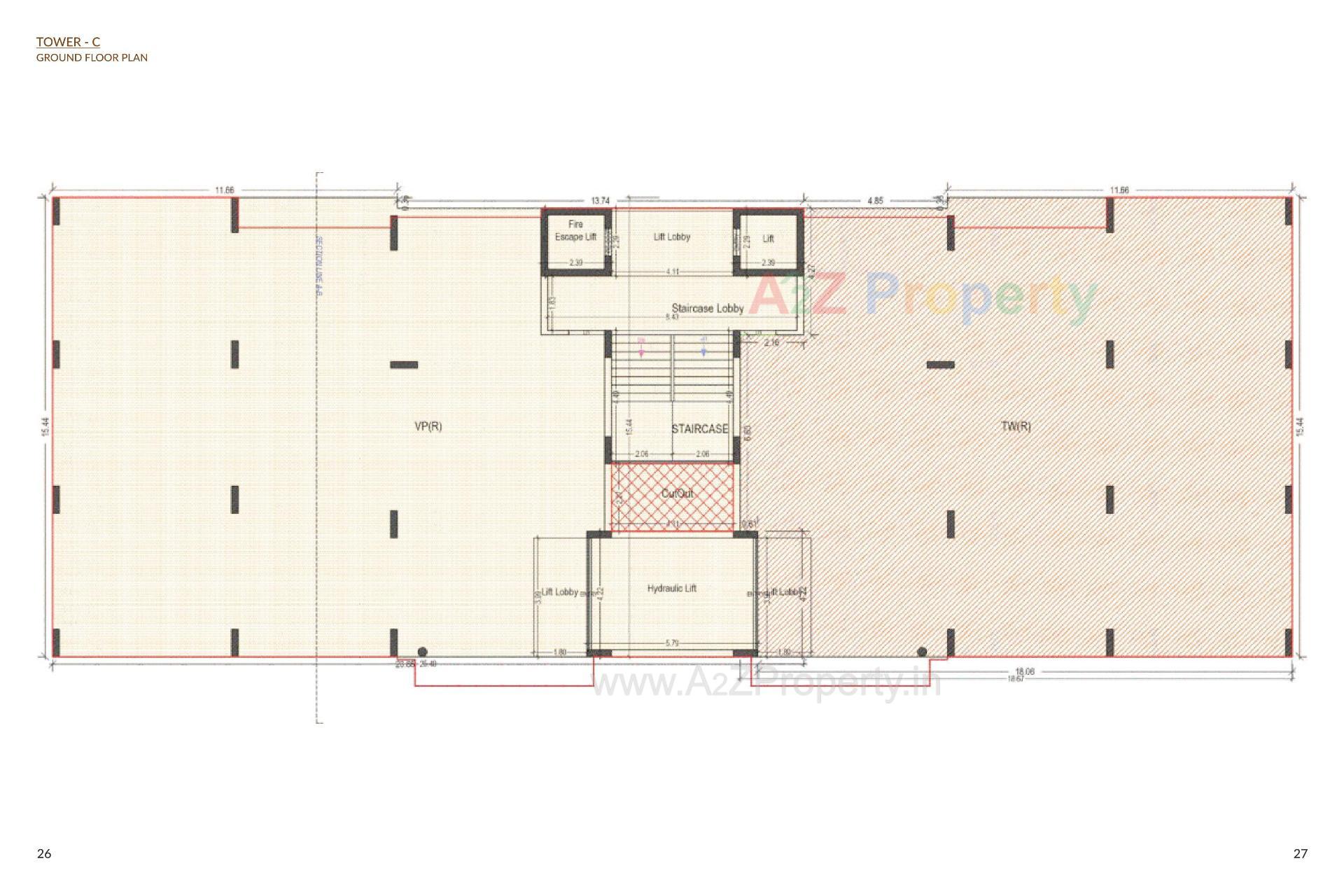 Layout of real estate project Akshar Swarnbhoomi located at Zanzarda, Junagadh, Gujarat