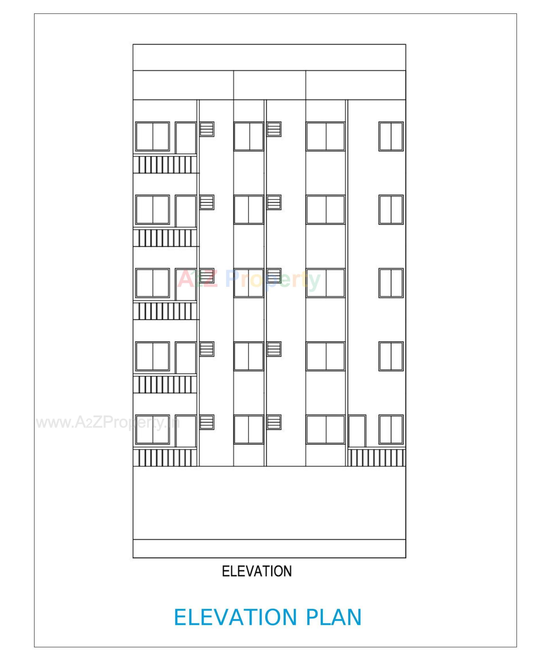 Layout of real estate project Al Buruj located at Junagadh, Junagadh, Gujarat