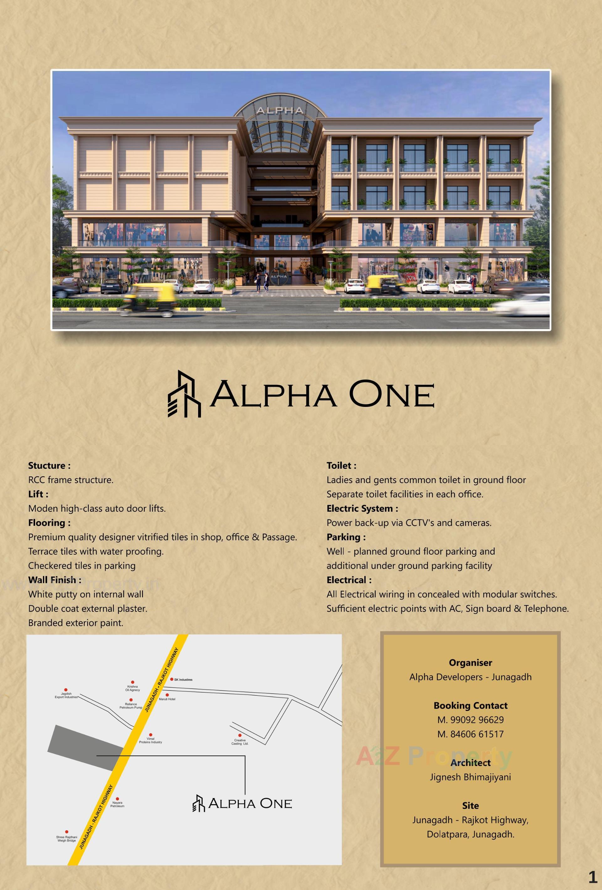  of real estate project Alpha One located at Dolatpara, Junagadh, Gujarat