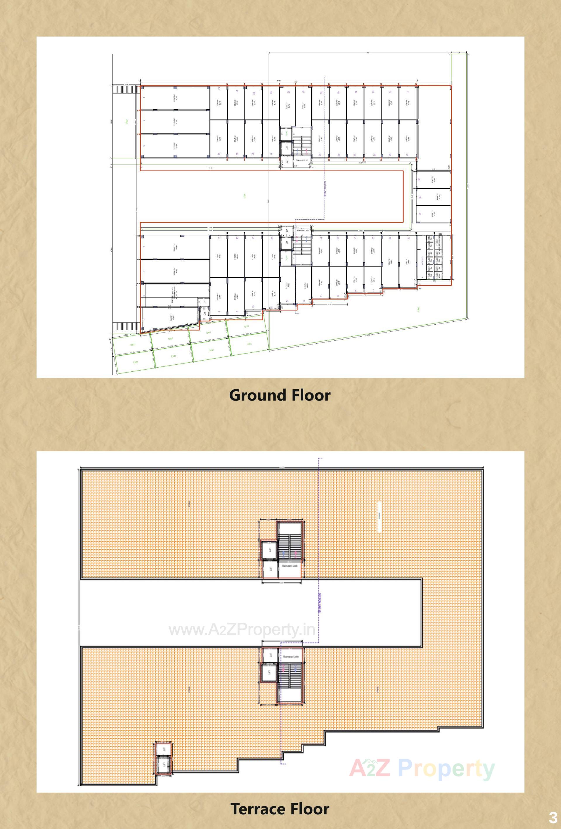 Layout of real estate project Alpha One located at Dolatpara, Junagadh, Gujarat