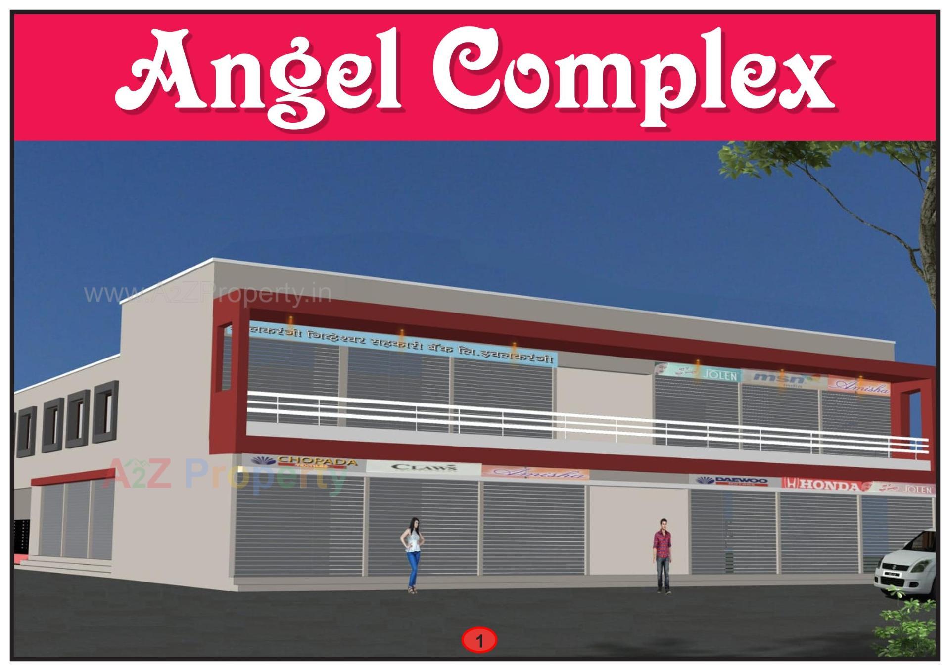 3D Elevation of real estate project Angel Complex located at Junagadh, Junagadh, Gujarat
