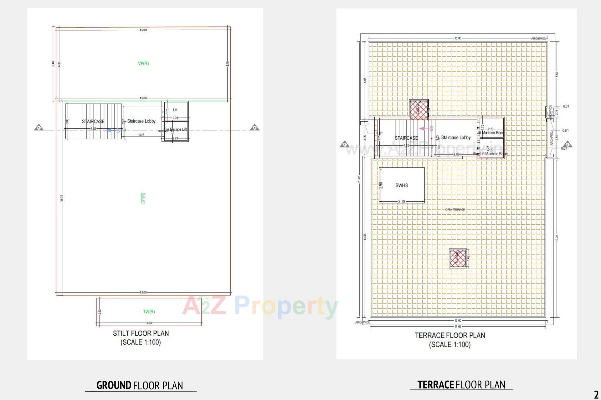 Layout of real estate project Apple Heritage located at Timbavadi, Junagadh, Gujarat
