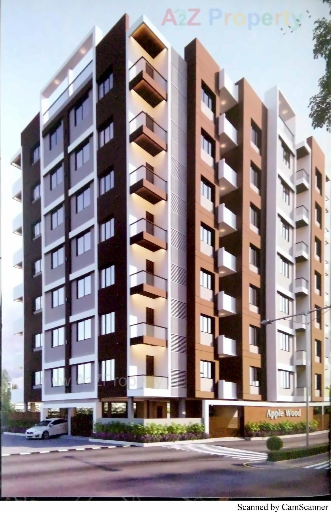 3D Elevation of real estate project Apple Wood located at Junagadh, Junagadh, Gujarat