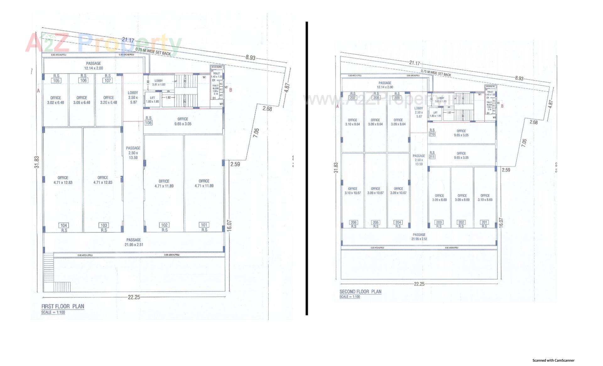 Layout of real estate project Applewood Icon located at Junagadh, Junagadh, Gujarat