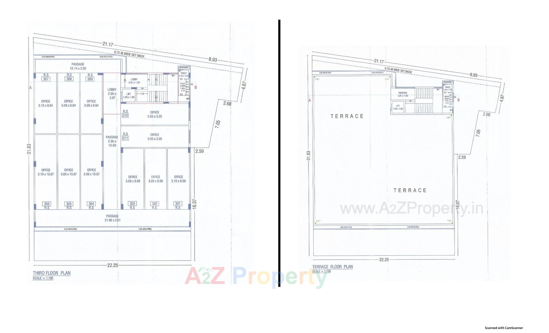Layout of real estate project Applewood Icon located at Junagadh, Junagadh, Gujarat
