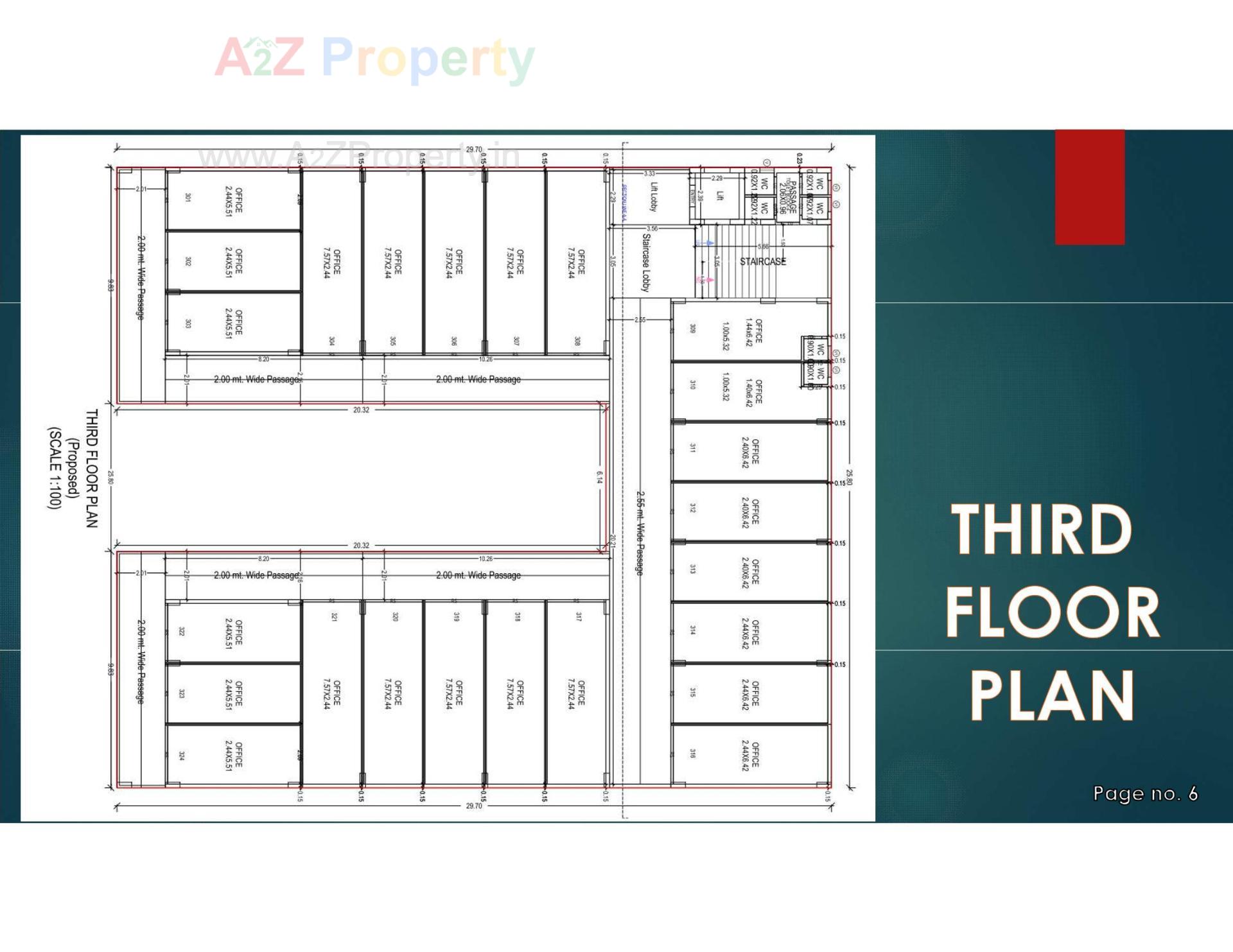 Layout of real estate project Applewood Prime located at Timbawadi, Junagadh, Gujarat