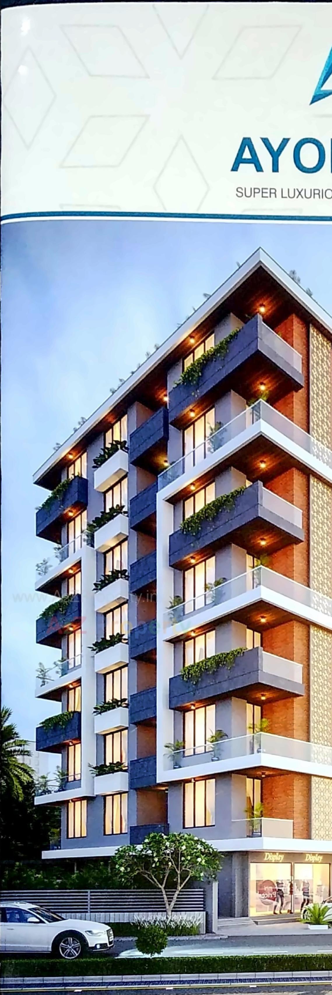 3D Elevation of real estate project Ayodhya located at Junagadh, Junagadh, Gujarat