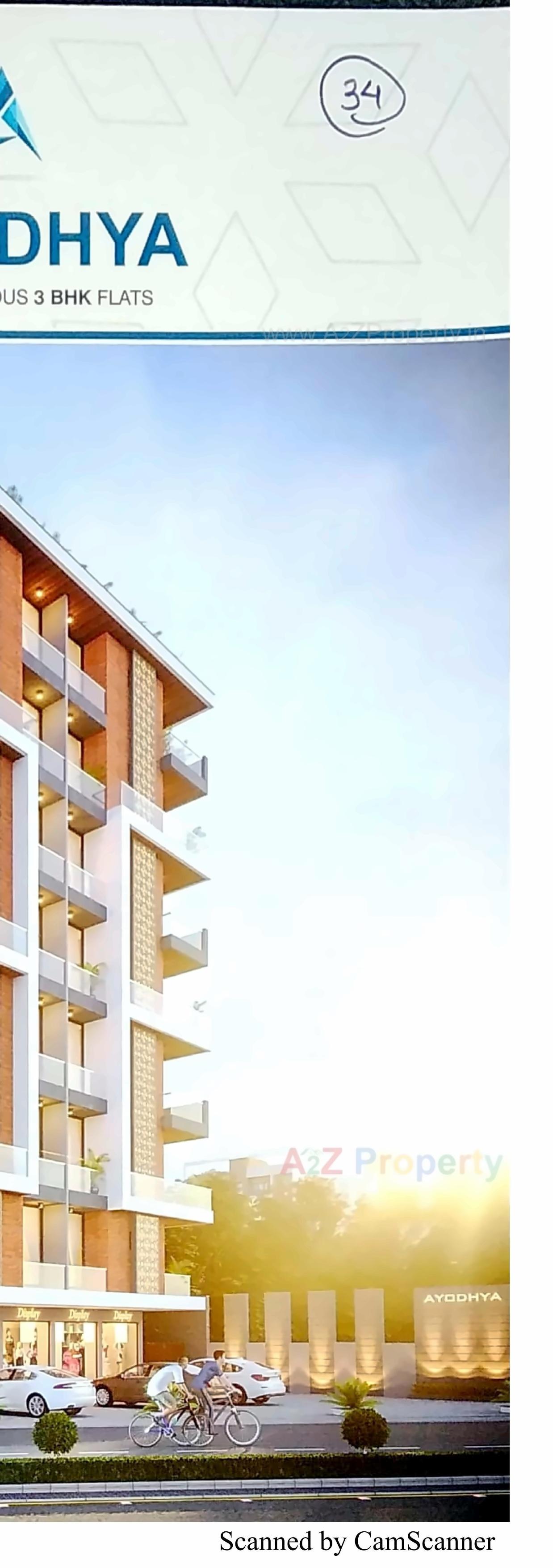 3D Elevation of real estate project Ayodhya located at Junagadh, Junagadh, Gujarat