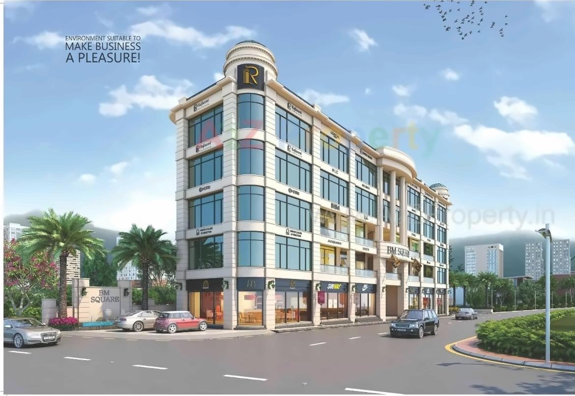 3D Elevation of real estate project Bm Square located at Junagadh, Junagadh, Gujarat