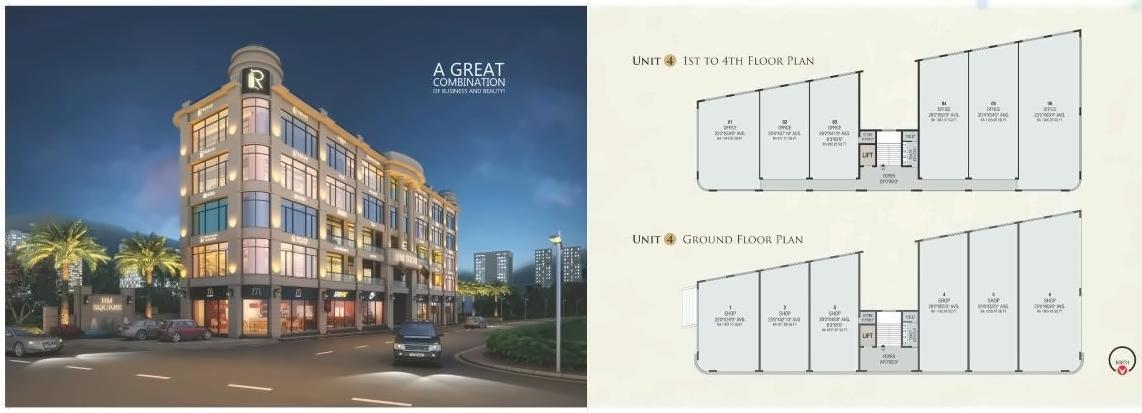 Layout of real estate project Bm Square located at Junagadh, Junagadh, Gujarat