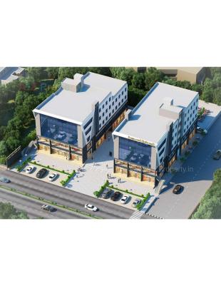 Elevation of real estate project Cross Road Mega Mall located at Timbawadi, Junagadh, Gujarat